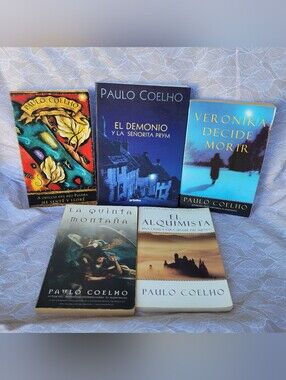 🔥 Paulo Coelho Book Lot-El Alquimista, Quinta Montana Spanish Books (Español)